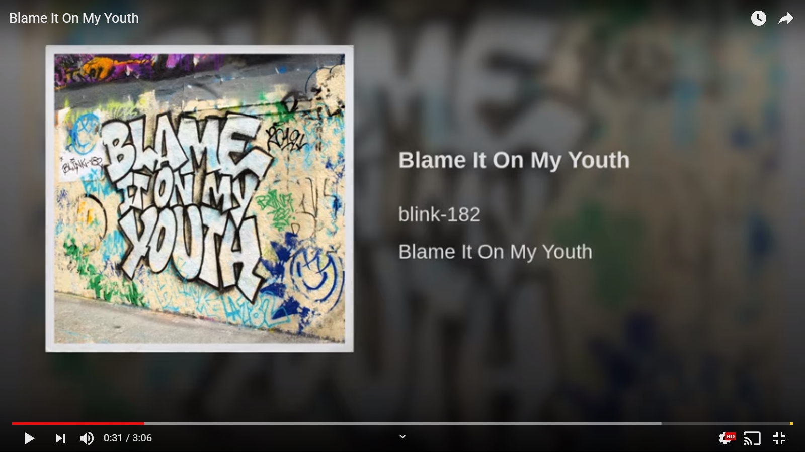 Video: Blink 182 - „Blame It On My Youth“