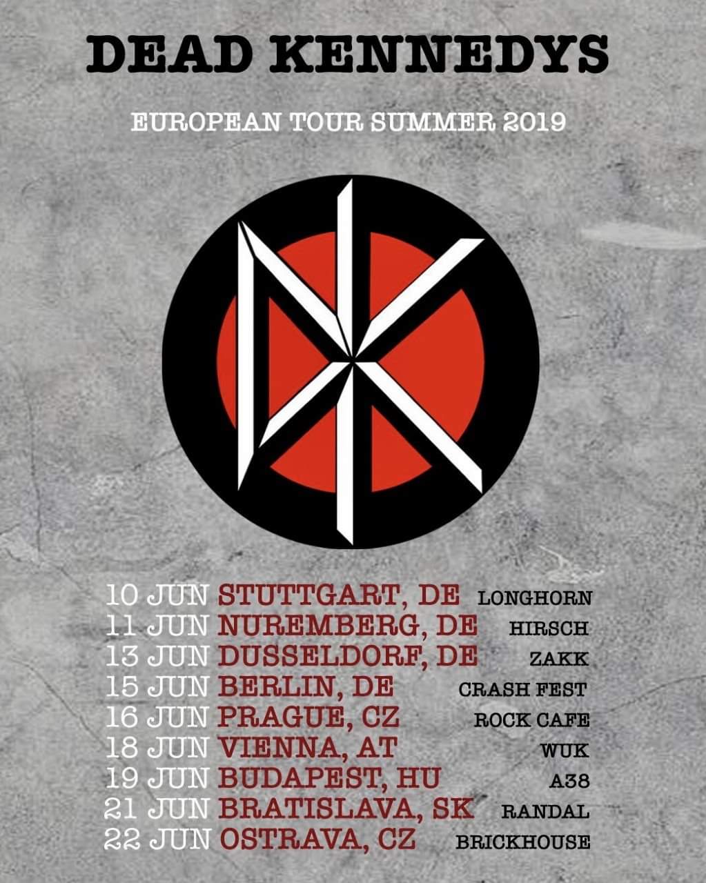 Tour Dead Kennedys in Europa