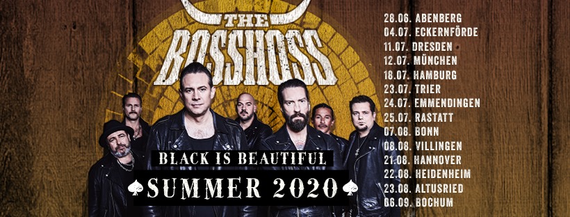 bosshoss tour 2020 abgesagt