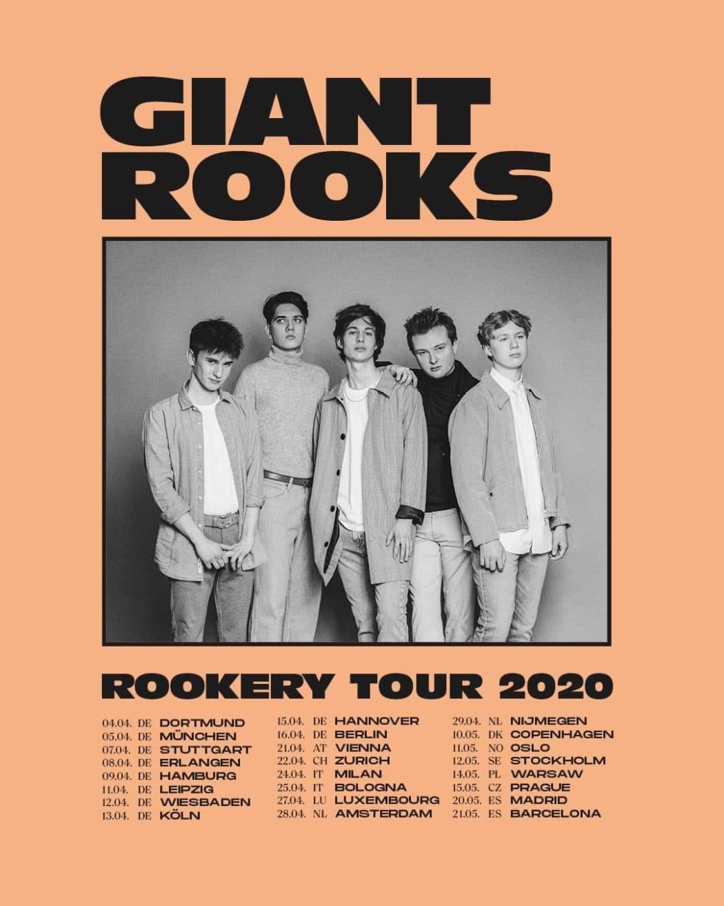 Tour Giant Rooks Rookery Tour 2020