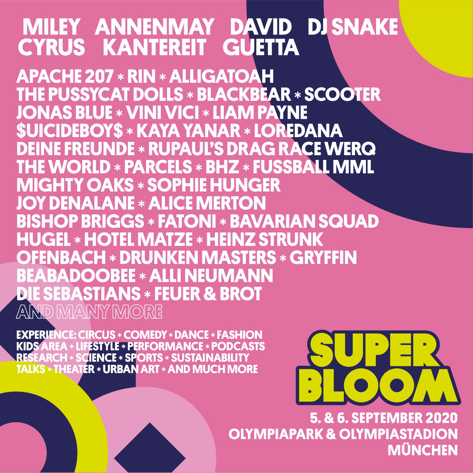 Das brandneue Superbloom Festival 2020 in München