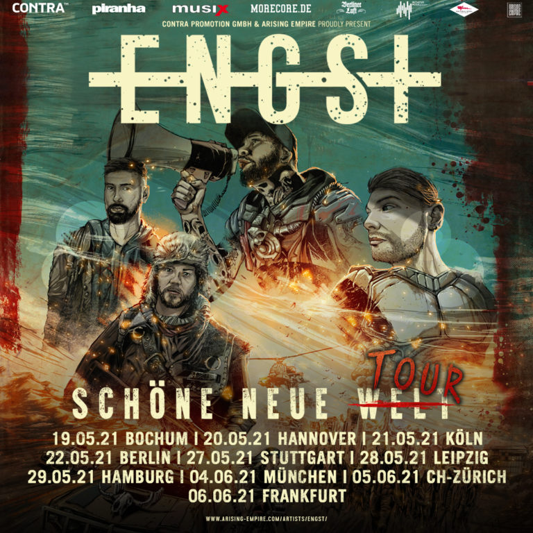 Engst - kündigen Tour zum neuen Album »Schöne neue Welt« an