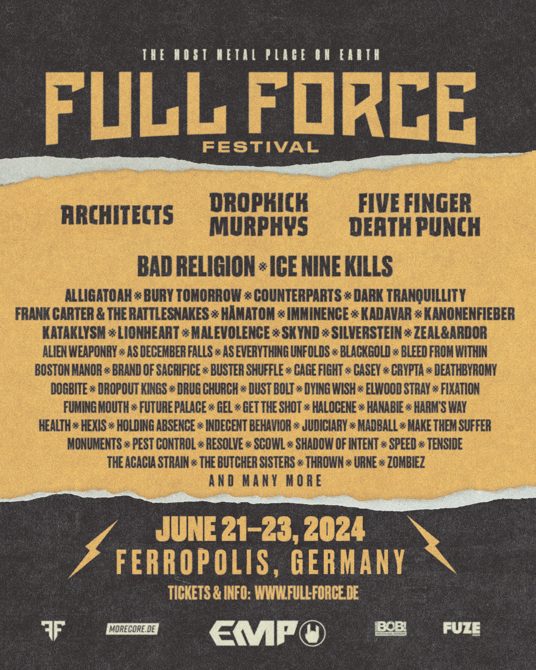 FULL FORCE Die nächsten neuen Bands für das FULL FORCE 2024