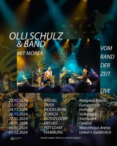 Olli Schulz & Band kommen auf Vom Rand der Zeit Live Tour 2024