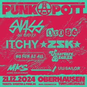 Punk im Pott Festival am 21.12.2024 in der Turbinenhalle Oberhausen