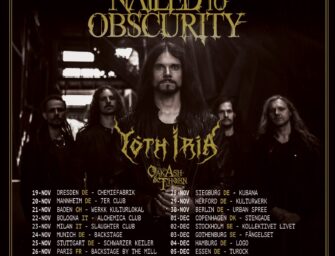 NAILED TO OBSCURITY kündigen Europa-Headliner-Tour für Herbst 2025 an