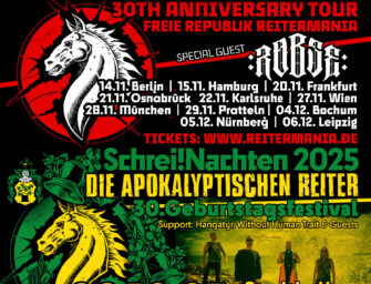 DIE APOKALYPTISCHEN REITER kommen auf 30. JUBILÄUMSTOUR „FREIE REPUBLIK REITERMANIA“