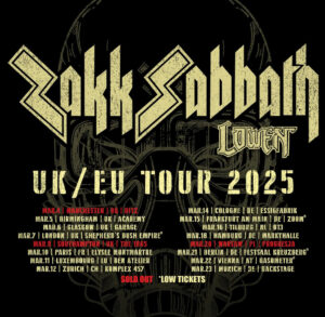 ZAKK SABBATH auf Tour, 5 Termine in Deutschland