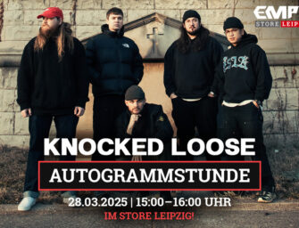 EMP x KNOCKED LOOSE: Die Grammy-nominierten Kulturschocker besuchen ihre Fans im EMP-Store Leipzig!